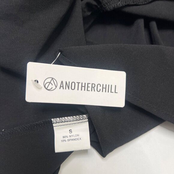 Anotherchill Black Workout Mini Dress Built-In Bra and Shorts Women Size Small - Picture 8 of 8